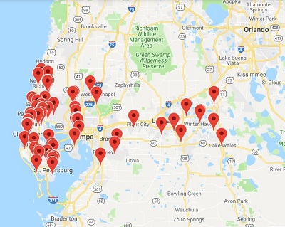 BayCare Medical Group locations map